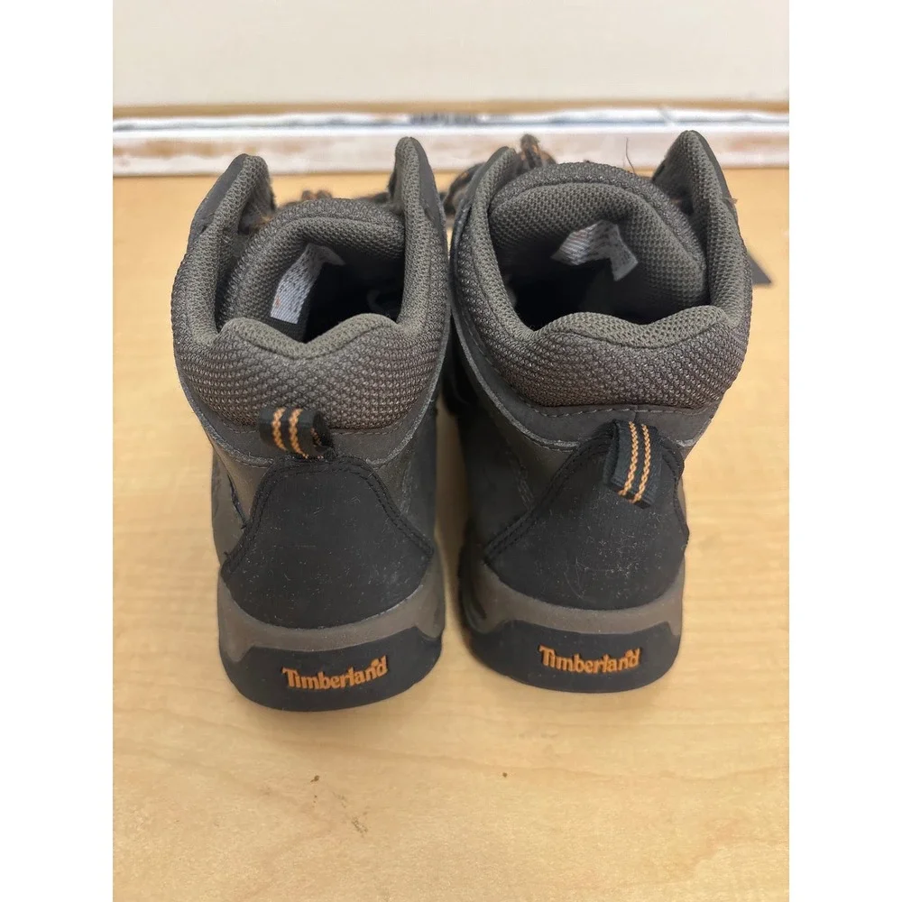 Timberland Mt Maddsen Mid Waterproof Hiking Boots charcol A141B Boys 4